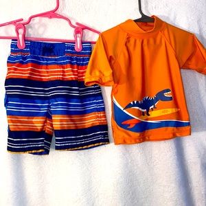 Toddler boys swim set size 3t